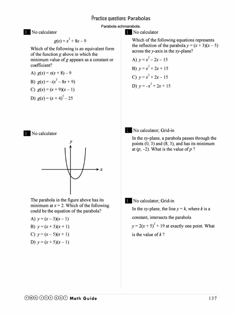 PWN Sat Math Guide - Split | PDF