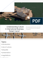 Understanding Culture in International Business: Robert Carroll