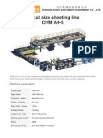 CHM-A4-5 A4 Cut Size Sheeting Line