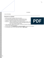 Mathematics Standard Level Paper 1: Instructions To Candidates