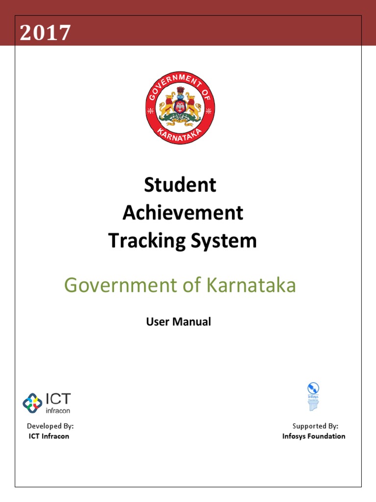 Student Achievement Tracking System Government of Karnataka PDF