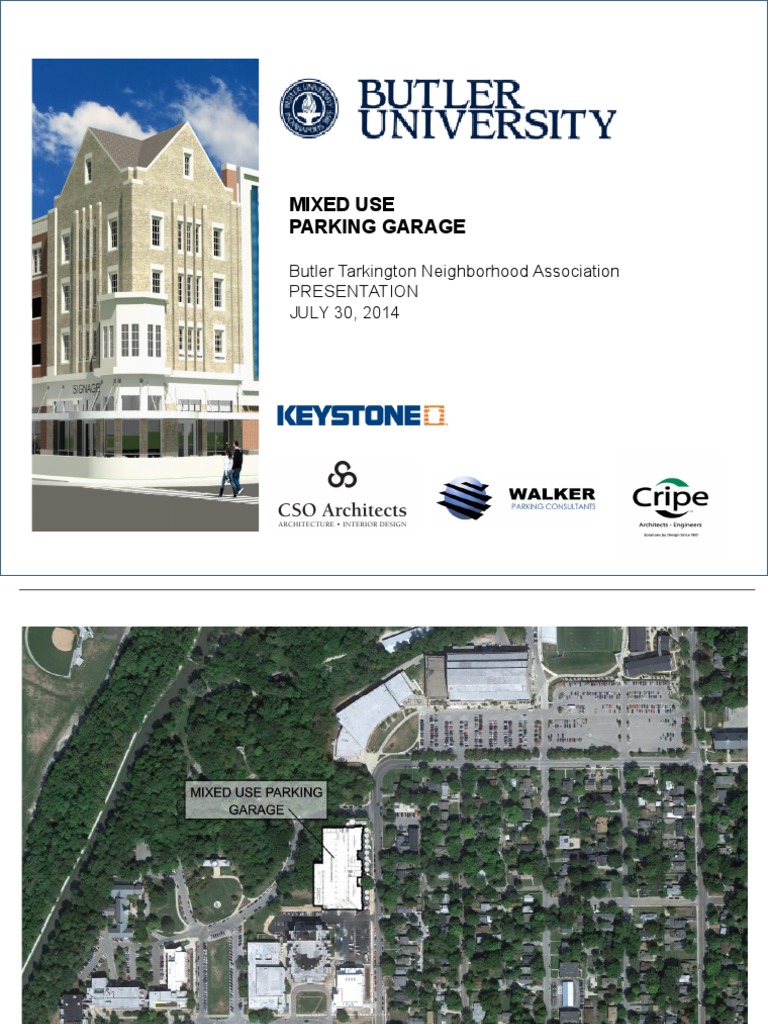 Mixed Use Parking Garage: Butler Tarkington Neighborhood Association