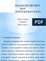 DASAR-DASAR INSTRUMEN DAN SKALA PENGUKURAN DATA