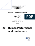 PPL (A) : Part-FCL Question Bank