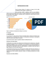 Refinación de oro: Procesos para obtener alta pureza