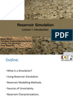 Reservoir Simulation: Lecture 1: Introduction