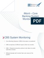 Imonit - Core Banking System Monitoring Tool
