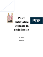 Paste antibiotice utilizate în endodonție