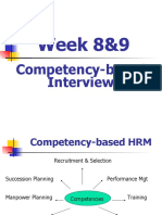 Week 10 Competency - Interviewing