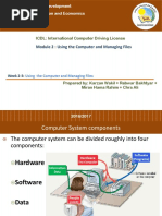 Module 2: Using The Computer and Managing Files: ICDL: International Computer Driving License