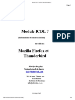Module ICDL 7 Mozilla Firefox Et Thunderbird