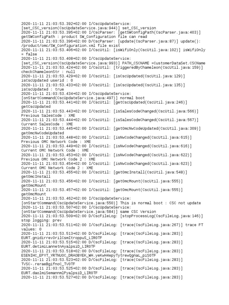 CSC Update Log Analysis | PDF | Java Platform | Java Specification Requests