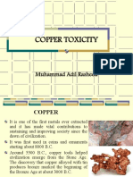 Copper Toxicity: Muhammad Adil Rasheed