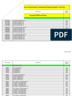 Waste Piping Systems and Secondary Containment Piping Systems List Price