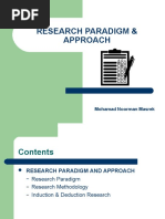 Topic 3 Research Paradigm & Approach