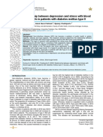 Relationship Between Depression and Stress With Blood Sugar Levels in Patients With Diabetes Melitus 7841 PDF