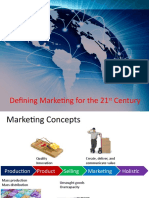 Defining Marketing For The 21 Century: CH Ap Te r1