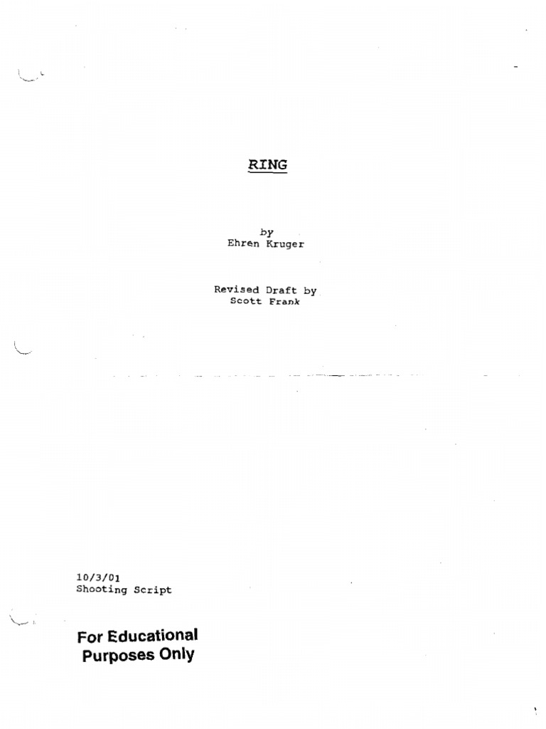 Ring, The | PDF | Art | Young Adult