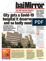 City Gets A Covid-19 Hospital It Deserves, and So Badly Needs