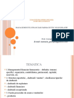 Management Financiar Farmaceutic Si Legislatie