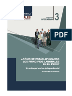 Como Se Esta Aplicando Los Principios Laborales en El Peru PDF