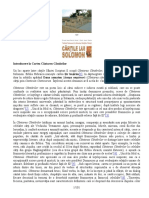 Comentariu Pe Verete, Capitole PDF