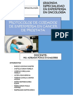 Protocolos de Cuidado de Enfermeria en El Cancer de Prostata