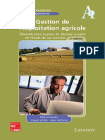 Gestion de L Exploitation Agricole 3 Ed Coll Agriculture D Aujourd Hui - Sommaire PDF