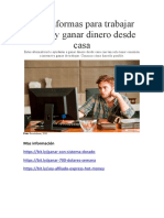 7 Plataformas para Trabajar Online y Ganar Dinero Desde Casa