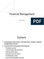 Capital Budgeting Overview