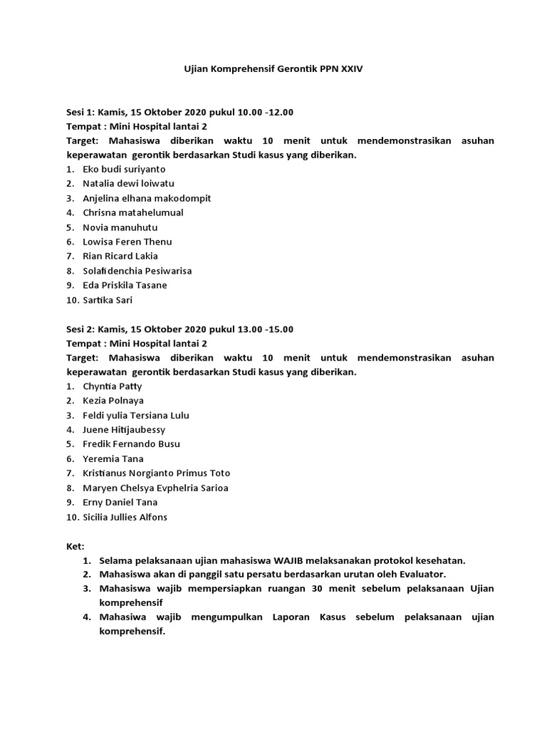 Ujian Komprehensif Pdf