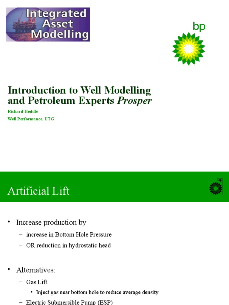 Prosper Well Modelling Techniques | PDF | Petroleum Reservoir ...