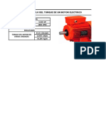 Calculo Del Torque de Un Motor Electrico