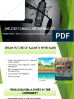 One Step Towards Sustainable Life: PRESENTED BY: Podcast Team (Bagmati River Basin Youth Program)
