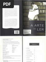 FAGUET, E. A arte de ler. Cap. 1 e 2