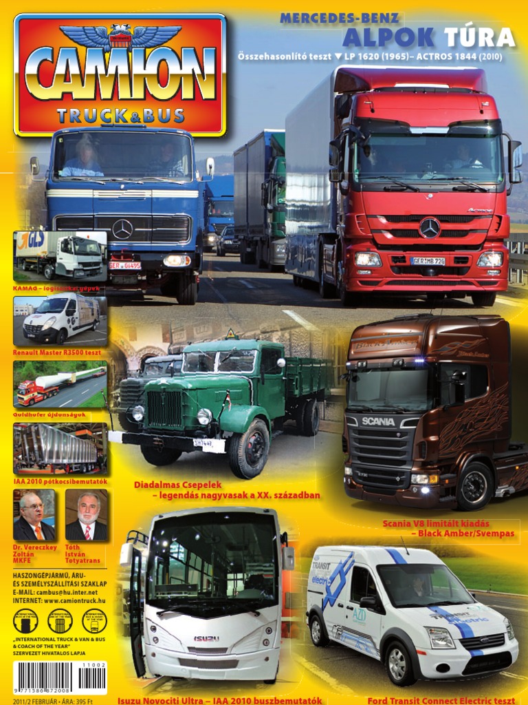 2011 02 Camion Truck & Bus Magazin | PDF