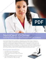 NycoCard D-Dimer Brochure Electronic LATAM Spanish PDF