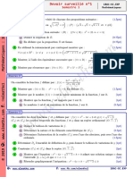 Devoir 1 1bac SC - Exp FR