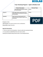 Internal and External Fryer Cleaning Program