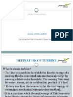 Jindal Power Limited.: Design & Feature of 600 MW Steam Turbine