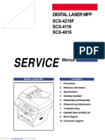Manual Service scx4216f PDF
