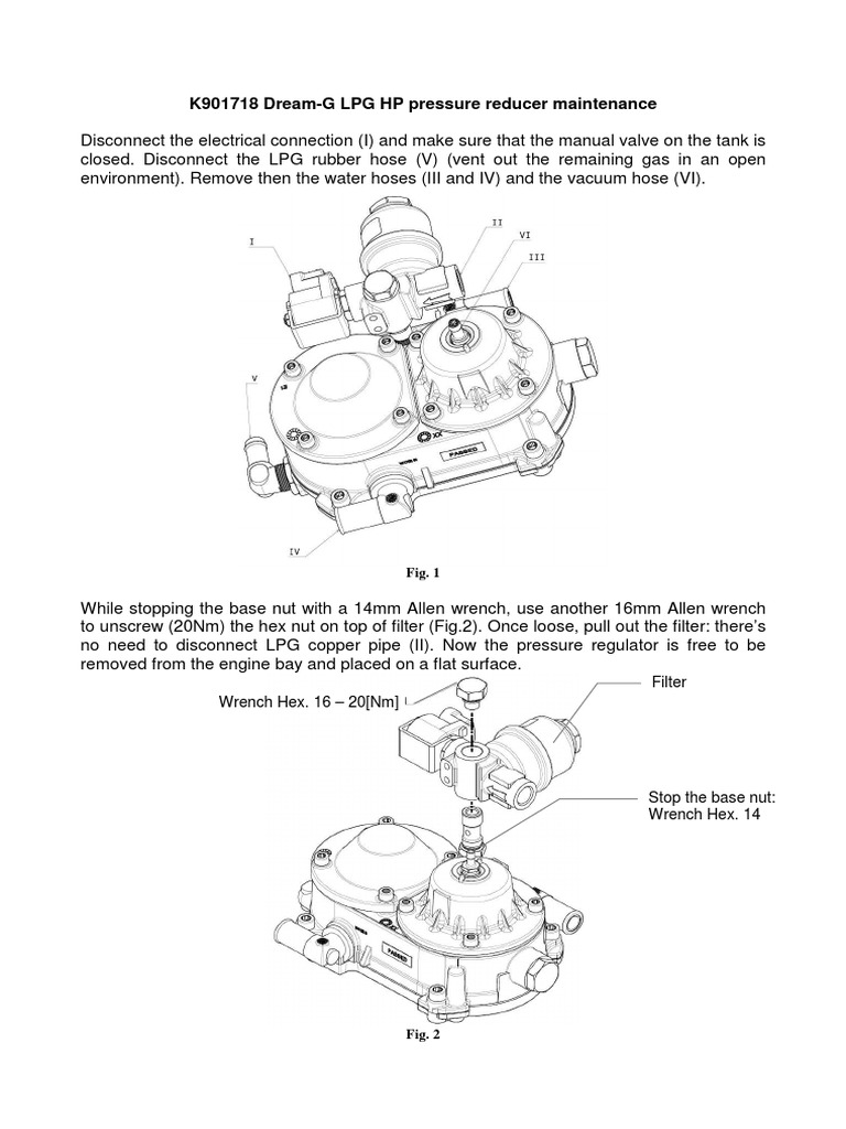 1 Pressure Reducer Service Kit R02 | PDF | Nut (Hardware) | Gas ...