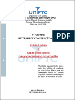 Relatório-Materiais de Construção Civil I - Prof . Manuela Andrade 2020.02 PDF