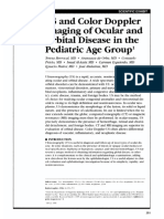 And Color Doppler Imaging of Ocular and Orbital Disease in The Pediatric Age Group1