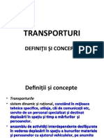 Transporturi. Definitii Si Concepte