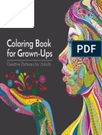 Coloring Book For Grown Ups Creative Patterns For Adults PDF