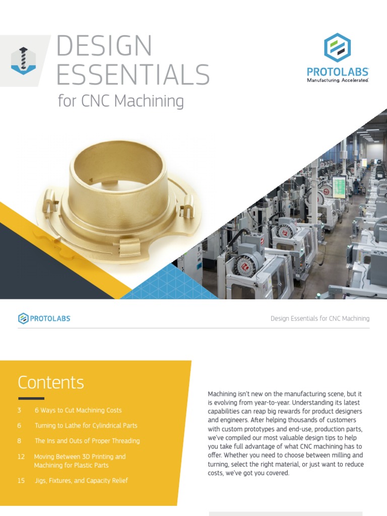 CNC Design Essentials WP 18 | PDF | Machining | 3 D Printing