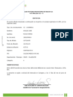 CertificadoDeAfiliacion1192898911 PDF
