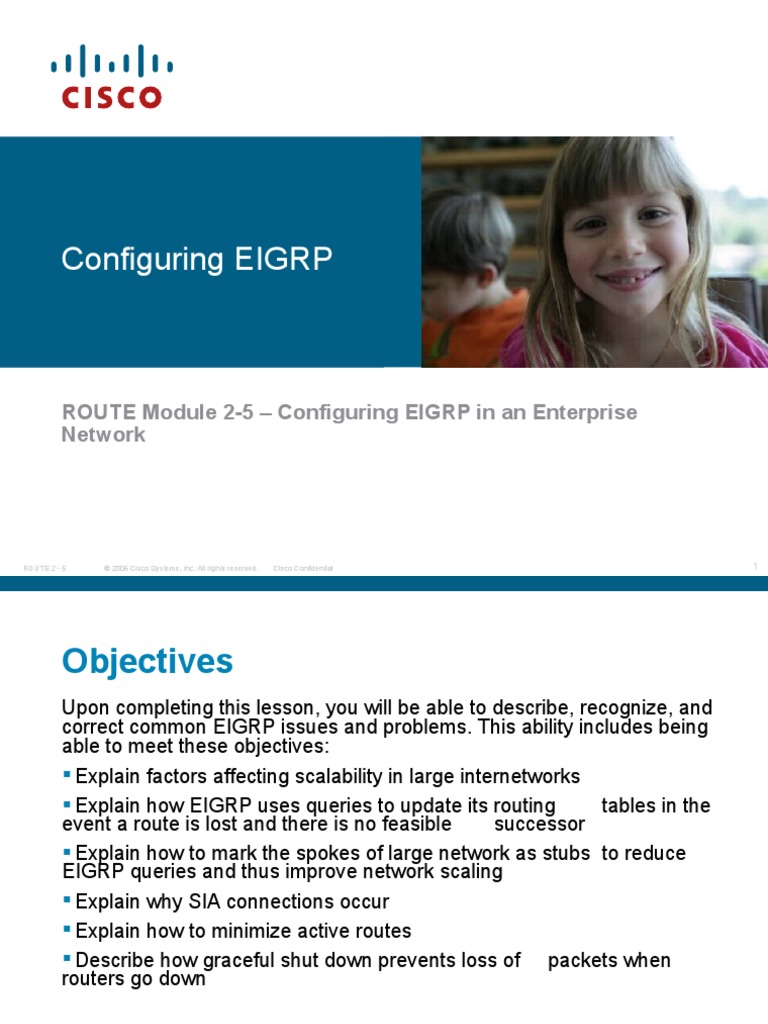 04-Configuring EIGRP in An Enterprise Network | PDF | Routing | Router ...
