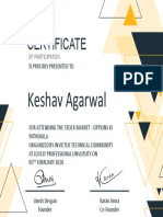 Keshav Agarwal: Is Proudly Presented To